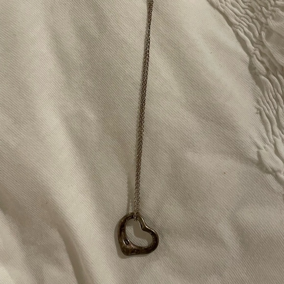 Tiffany Open Heart Pendant Elsa Peretti - Picture 4 of 5